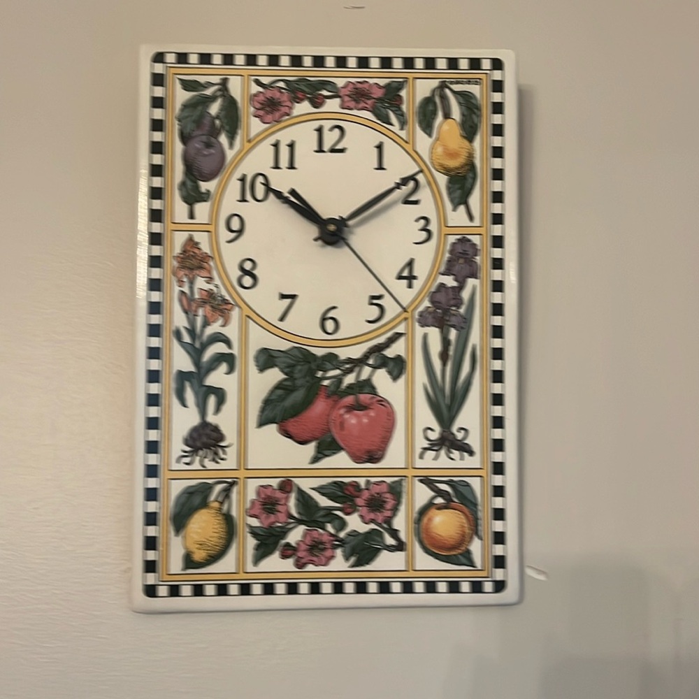 Ceramic clock